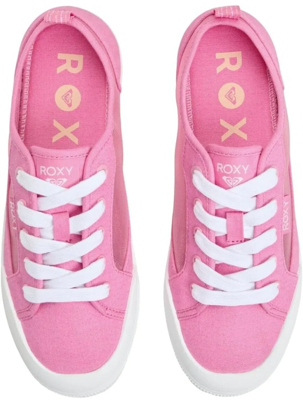 Women's Pink Lightweight Low Top Lace Up Casual Fashion Shorebreak Sneakers